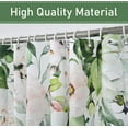 thumbnail image 3 of Sage Green Eucalyptus Shower Curtain Watercolor Leaves Floral Spring Leaf Plant Bathroom Curtains Waterproof Fabric Bathtub Curtains Set with Hooks 72"x72", 3 of 6
