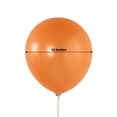 thumbnail image 3 of Efavormart 50 Pack Orange Biodegradable Balloons, Eco-friendly Thickened Extra Strong Latex Helium Party Balloons - 12", 3 of 9