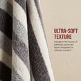 thumbnail image 3 of Unique Bargains Ultra Plush Soft Highly Absorbent Coral Fleece Bath Towel Grey 71" x 35", 3 of 8