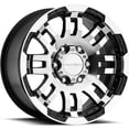 thumbnail image 2 of 17x8.5 Vision Off-Road 375 Warrior Black Machined Wheel 6x5 (25mm), 2 of 3