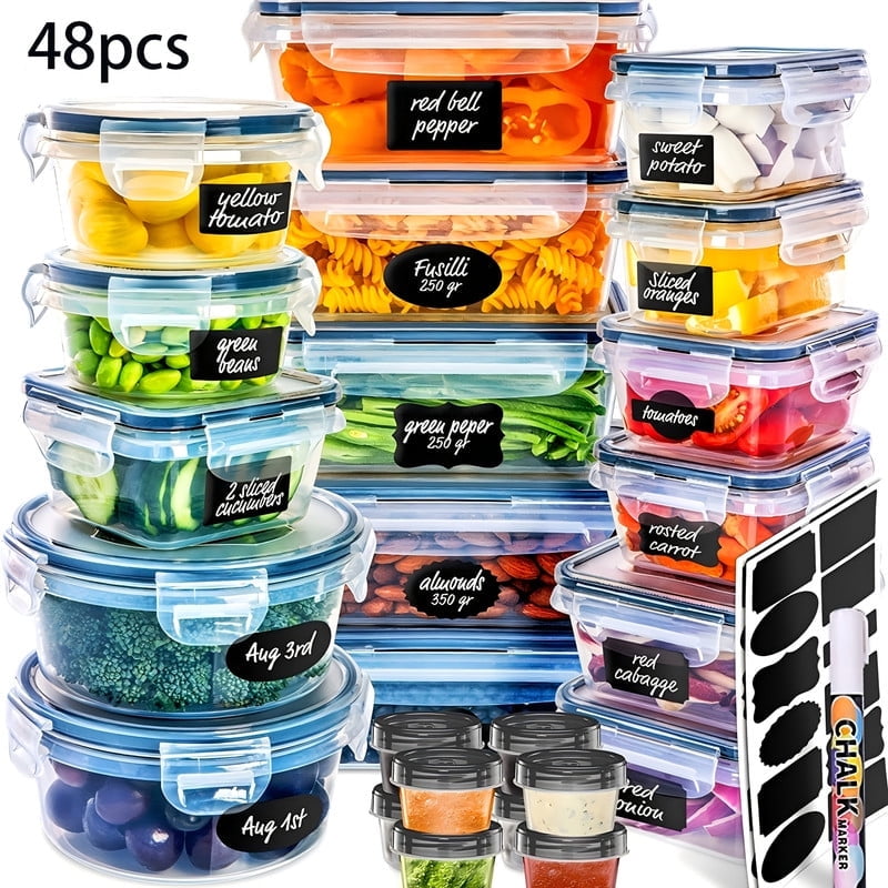 Rubbermaid Easy Find Lids Glass Food Storage Container, 8
