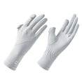 thumbnail image 2 of Guantes de protección solar Strade Fareast Limited para mujer antideslizantes con pantalla táctil Gris claro, 2 of 8