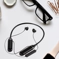 thumbnail image 4 of Auriculares Deportivos Flexibles Perfecl con Banda para el Cuello Bluetooth 5.2 Impermeable Negro, 4 of 6