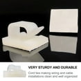 thumbnail image 4 of SEWCHICS Nylon Cable Clips for Computer Area 100Pcs 0.8x0.5in, 4 of 8
