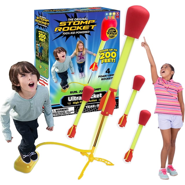 Lanzador de Cohetes Stomp Rocket Ultra 4 Cohetes