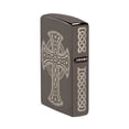 thumbnail image 4 of Zippo 48614 Black Ice Celtic Cross Design Windproof Pocket Lighter, 4 of 6