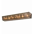 thumbnail image 5 of Meyda Tiffany 14188 6 Light 5" Tall Wall Sconce - Copper, 5 of 7