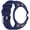 Deep Blue Orange, variant on VeveXiao Rugged Case Band Compatible with AP X Swatch Royal Pop Watch Band, Sports Silicone Strap with Shockproof Frame Bumper Case for Men Women Strap