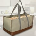 thumbnail image 2 of Supersized Canvas Firewood Carrier Log Carrying Bag Wood Carrier for Firewood Log Carrier Fireplace Tote Storage Bag, 2 of 12