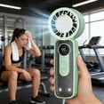 thumbnail image 6 of Handheld Mini Fan, USB Rechargeable, Thermoelectric Cooling, Adjustable 6-Speed Airflow, 4000mAh Battery, Portable Personal Fan for Travel, Outdoor, Commuting, Compact & Lightweight, 6 of 7