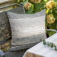thumbnail image 6 of Throw Pillow Covers, Silver Grey 24x24 Pillow Covers for Couch/Sofa/Bed, Farmhouse Gray Barn Wooden Vintage Striped Decorative Square Linen Cushion Pillowcase for Home Decor, 6 of 9