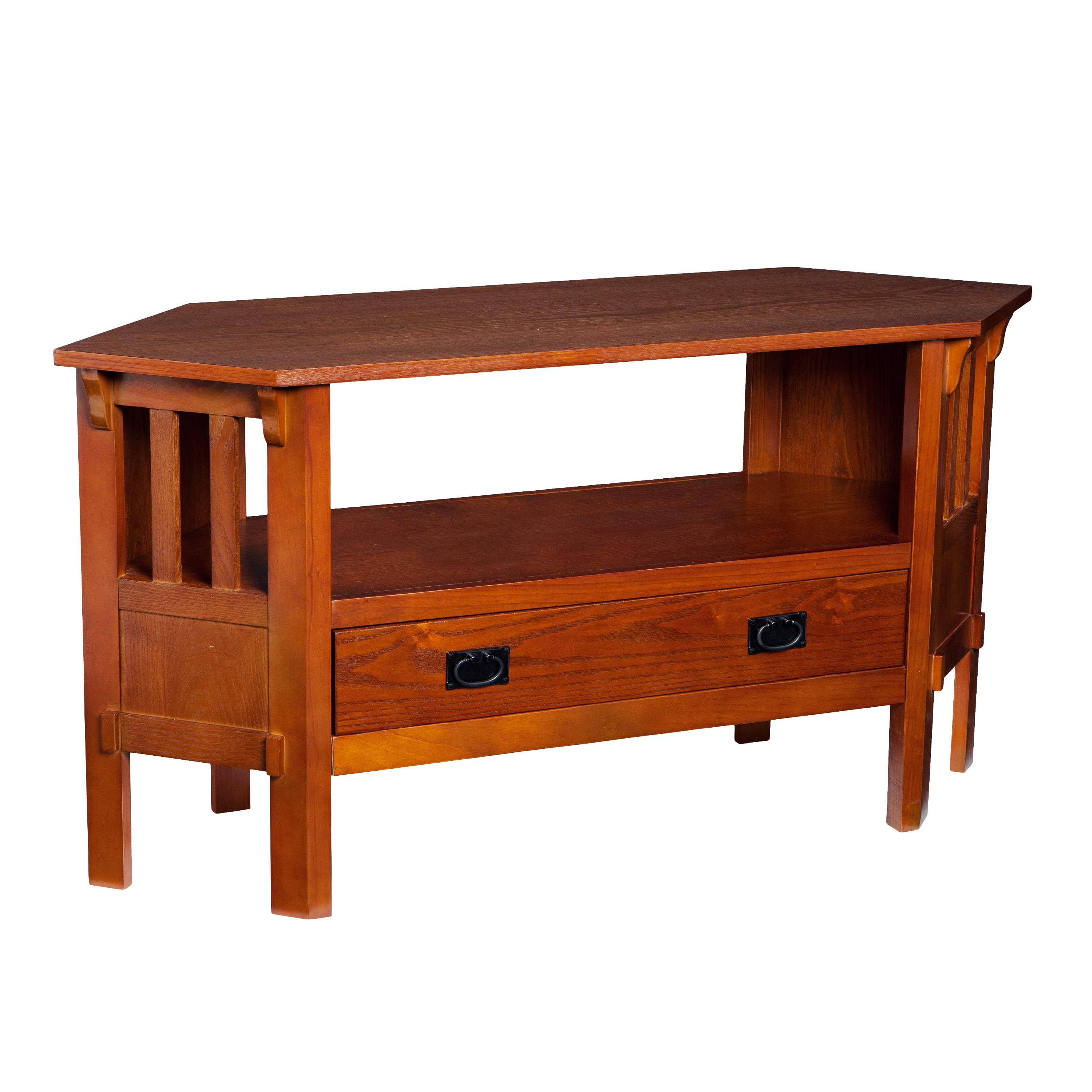 Harper Blvd Chenton Corner Media Stand Brown Gany