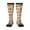 3 Black, variant on Squirrel nut backgrounds Knee Socks, High Socks Long Stretchy Sock Women Knee High Stocking, Long Socks for Women