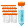 thumbnail image 1 of Conical Centrifuge Tubes 50ML, 25Pcs Polypropylene Test Tubes, Leak-Proof Screw Caps, Plastic Container with Graduated,25 x centrifuge tubes, 1 of 7