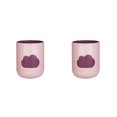 thumbnail image 3 of Billuyoard Taza nórdica Simple nubes multiusos tazas de personalidad reutilizable dibujos animados moda soporte para de regalos para amantes Rosa 301-400ml 2Conjunto, 3 of 6