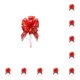 thumbnail image 2 of Billuyoard Tire de la cinta de lazos para envolver regalos Adorno de boda para celebración Rojo Rojo 10piezas Billuyoard CBP304562, 2 of 5