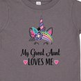 thumbnail image 4 of Inktastic My Great Aunt Loves Me Unicorn Niece Girls Toddler T-Shirt, 4 of 5