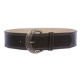 thumbnail image 1 of Womens Wide 2 1/4 " Stitching Edged Plain High Waist Leather Belt, 1 of 4