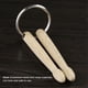 thumbnail image 4 of Llavero, Regalo De Haya, Delicado, Forma De Baqueta, Llavero De Madera Ligero Para Bolso, 4 of 7