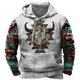 thumbnail image 1 of Sudadera con capucha y estampado tribal étnico vintage para hombre, jersey de manga larga, informal, ligero, ropa de abrigo cálida, 1 of 4