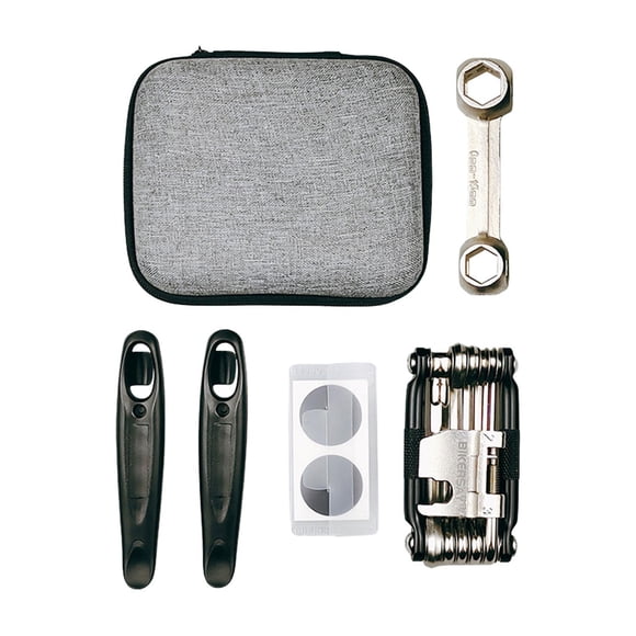 Kits de reparación de bicicletas, herramienta de reparación de bicicletas portátil, palancas de neumáticos, llave hexagonal de , kits multiherram BT079T