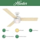 thumbnail image 2 of Ventilador de Techo Hunter Exeter 137 cm Blanco LED con Control Remoto, 2 of 9