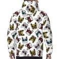 thumbnail image 7 of Wukai Bulldog Sunglasses Face Print Men Hoodies Fleece Sweatshirts Long Sleeve Sweaters Pullover Fall Outfits Winter Clothes-Medium, 7 of 7