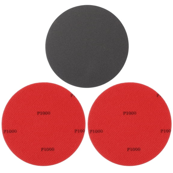 Bowling Ball Sanding Pads, Hook and Loop Sanding Sponge Discs for Resurfacing - Grit 1000 & 5 Inch & 3 Pack