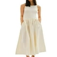 thumbnail image 1 of Robe Longue Trapèze Sans Manches avec Poches pour l'Été pour Femmes, 1 of 5