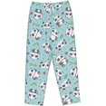 thumbnail image 7 of PISONIC Cute Panda Printed Women's Pajama Pants, Comfy Pajama Bottoms With Pockets&Drawstring, 7 of 7
