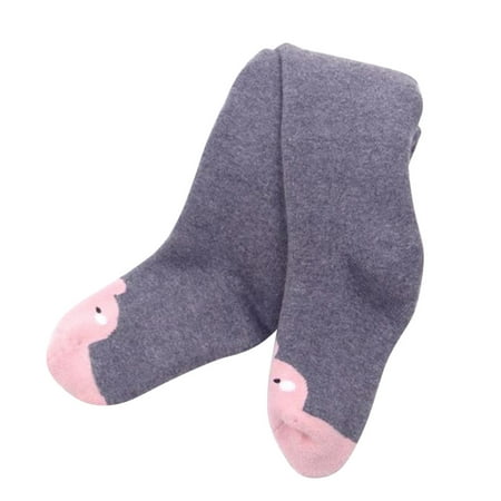 

koaiezne Baby Girls Soft Warm Winter Tights Cotton Toddler Tights Cute Animal Plus Children Leggings Pantyhose Girls Sweatsuit Size 7 Cotton Pants Toddler Girl
