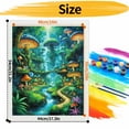 thumbnail image 5 of JYLMOOD DIY Paint by Number for Adults, Easy Painting by Numbers for Gift Home Wall Decor 16x20in without Frame, Colored Canvas - Mushroom, 5 of 6