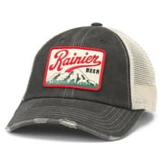Rainier Beer Mountain Patch Adjustable Hat