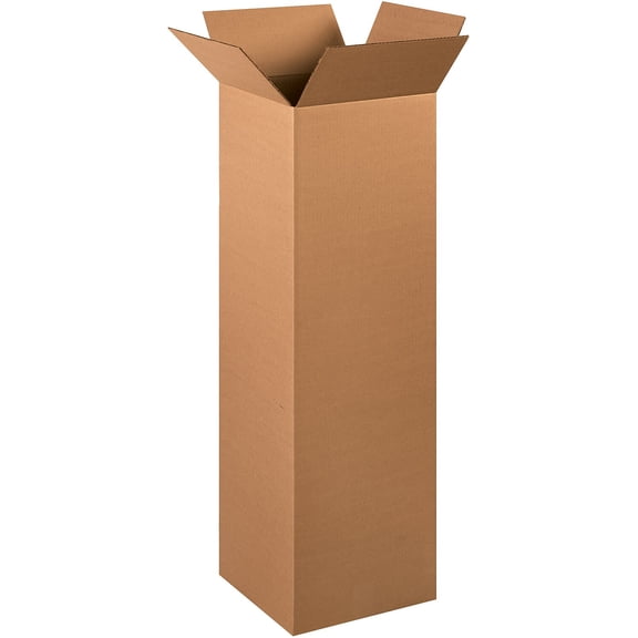 Staples 12" x 12" x 40" Shipping Boxes 32 ECT Brown 15/Bundle (121240)