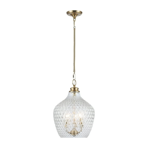 Golden Lighting Adeline 3-light Pendant in Modern Brushed Gold