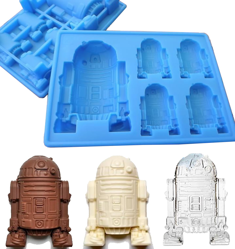 DeathStar,R2D2 & More Collectible Star Wars Ice Cube,Chocolate & Jelly Moulds 