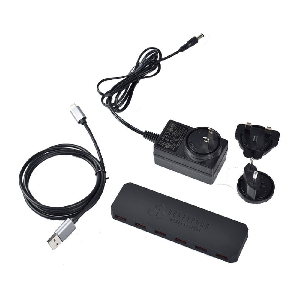Honeycomb Aeronautical Flight Sim 6-Port USB Hub for PC/MAC