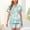 Light Blue, variant on Vetsdori Womens Button up Pajamas Sets Shorts & Top 2 Pieces Homewear Sleepwear Short Sleeve,Casual Easter Loungewear Summer Pjs for Women Soft