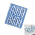 thumbnail image 2 of Lerpwige Creative Nail Art Silicone Mold Frame Design Template Flexible Reusable Tool for Handmade Resin Charm and Manicure, 2 of 8