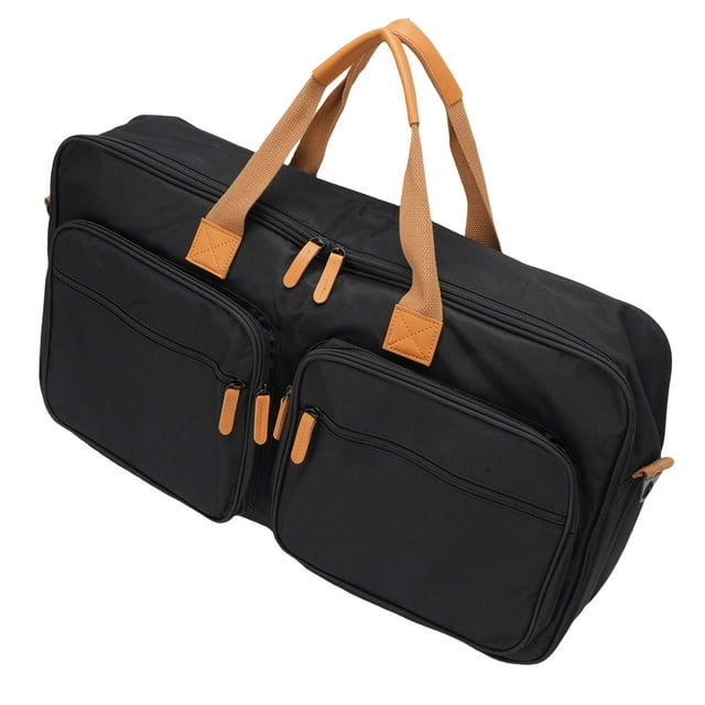 DJ Controller Case, DJ Controller Bag Canvas Foam Padding with Shoulder Strap for Storage