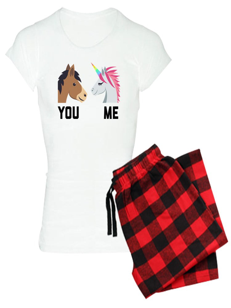 Soft Long Pajama Shirt Cotton PJs/Pyjamas Pink CafePress Unicorn Emoji Womens Nightshirt 