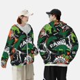 thumbnail image 4 of Vsdgher Dinosaur Skeleton Print Adult Hoodie Shirts Rash Guard for Men Women,Long Sleeve Sun Protection Fishing Shirts for Athletic Running Swim-Small, 4 of 7