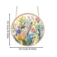 thumbnail image 5 of Pearl Diamond Art Kit, 5D Diamond Painting DIY Set, Bird Flower Cross Design Craft, Home Wall Decor Project for Adults, 5 of 7