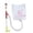 Single PVC Tube, variant on jinwen Fertilizer Spreader Fertilization Tool Efficient Large Capacity Knapsack Type Manure Application Fertilizer Dispenser for Farm Double Metal Tube