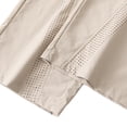 thumbnail image 7 of vdgthytj Mens Athletic Pants Elastic Drawstring Waist Wide Leg Baggy Breathable Running Gym Sport Trousers with Pockets(X-Large,Khaki), 7 of 7