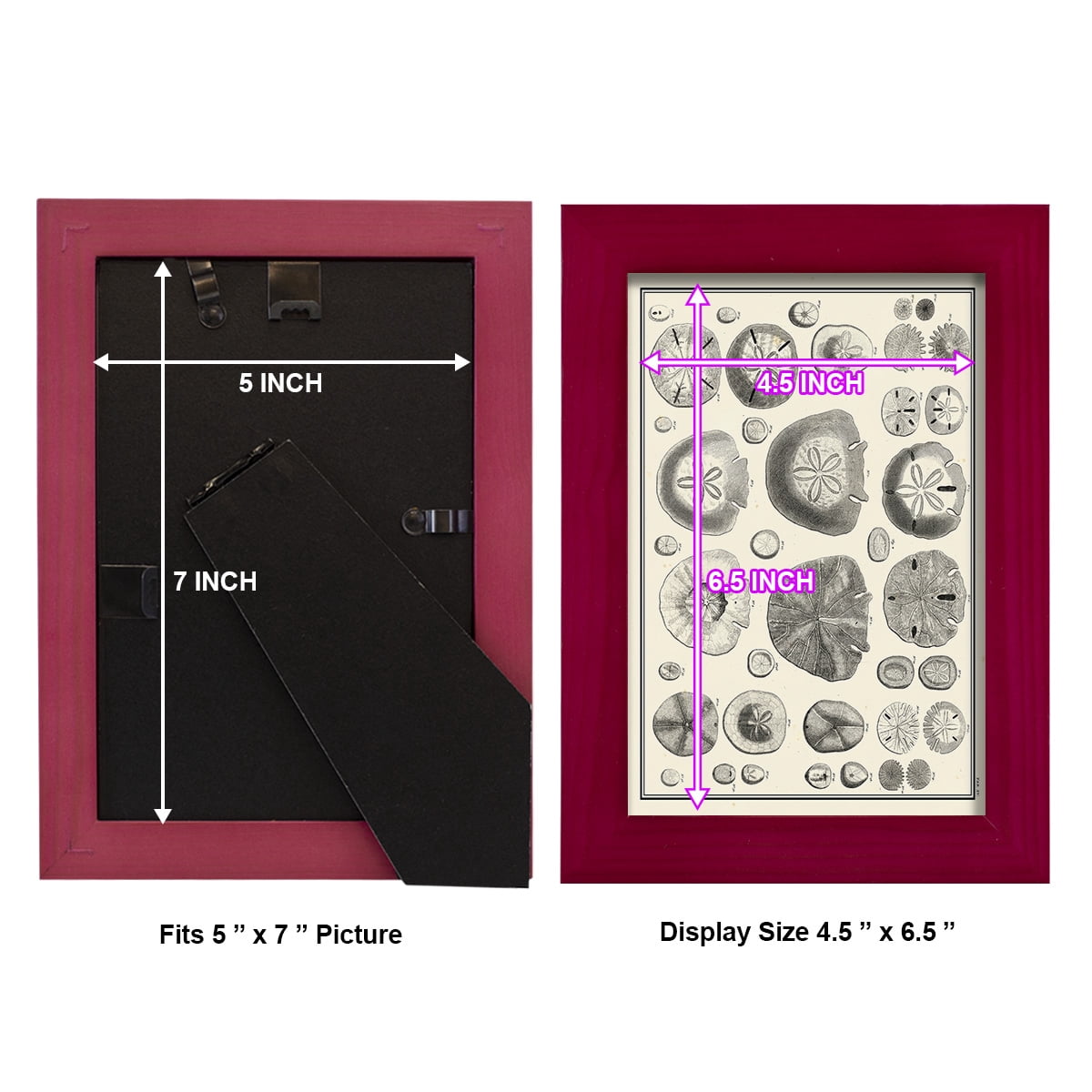 Aegean Collection II -Framed Print w/glass-Cherry Red