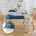 thumbnail image 2 of Wuche Square Fitted Table Cloths Modern Abstract Boho Style white, 2 of 7