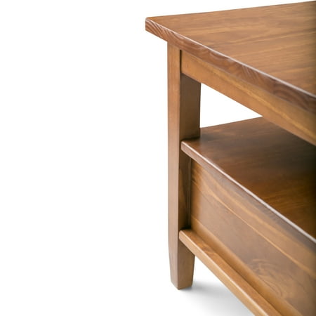 Simpli Home - Warm Shaker Coffee Table - Light Golden Brown