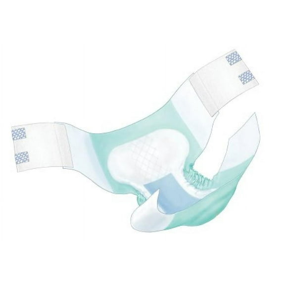 Wings Unisex Refastenable Tabs Briefs, 2X-Large, Heavy Absorbency (48 Count)