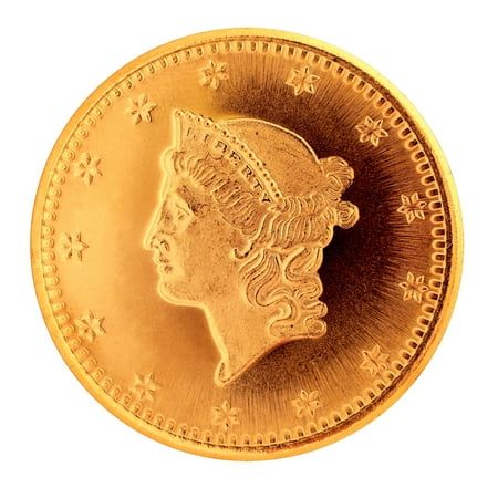 Head Gold Coin - American Coin Treasures Tribute to America's Most Beautiful Coins Liberty Head Gold $1 1849-1854 Replica Coin